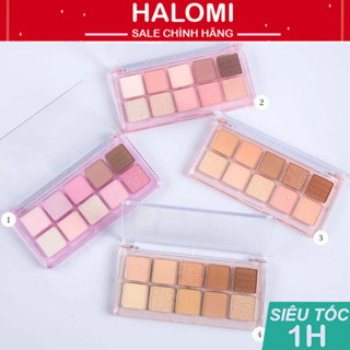  Bảng phấn mắt Odbo Iconic Eyeshadow Palette 10 ô cao cấp chính hãng chất phấn mịn bám tốt dễ tán 