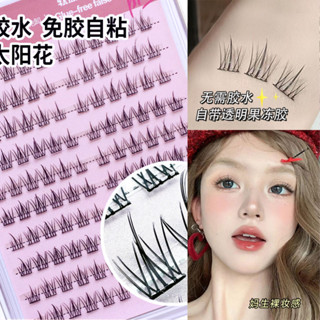 (TẶNG KEO+ NHÍP GẮN MI )Lông Mi Giả sẵn keo và không keo EYELASH Mi Giả Loại Chữ A Màu Đen Tự Nhiên