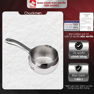 Quánh inox Chockmen 10cm không nắp quánh sữa nấu cháo quấy bột quánh bếp từ chống dính [CKM323]