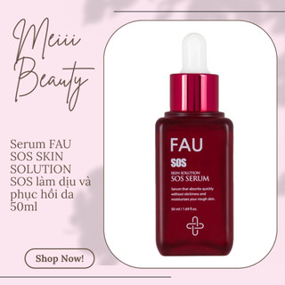    Hàng công ty   Serum FAU SOS SKIN SOLUTION SOS làm dịu và phục hồi da 50ml - 100ml 