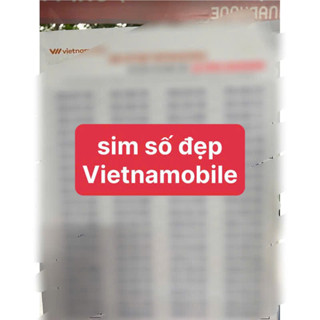 [Chỉ 299k- Tặng thêm thẻ nạp 100k ] Sim số đẹp tam hoa 111/222/333/444/555/666/777/888/999 sảnh tiến 789 Vietnamobile