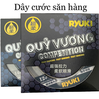  Cước câu cá săn hàng QUỶ VƯƠNG dài 100m chất liệu nylon nhập khẩu không xoăn 