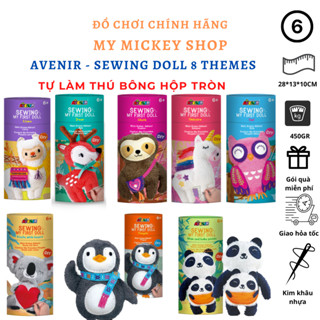 Tự làm đồ chơi DIY vải thú bông thủ công handmade nhiều mẫu cho bé chính hãng Avenir My 1st sewing doll My Mickey Shop