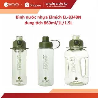 Bình nước nhựa Elmich EL-8349Ndung tích  860ml/1L/1.5L