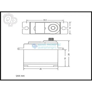 Servo cho xe A949 A959 A969 A979 K929-B 184012
