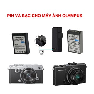 Pin, Sạc cho máy ảnh Olympus LI-20B, LI-40, LI-42B, LI-50B, LI-60B, LI-70B, LI-90B, BLS-1, BLS-5, BLS-50...