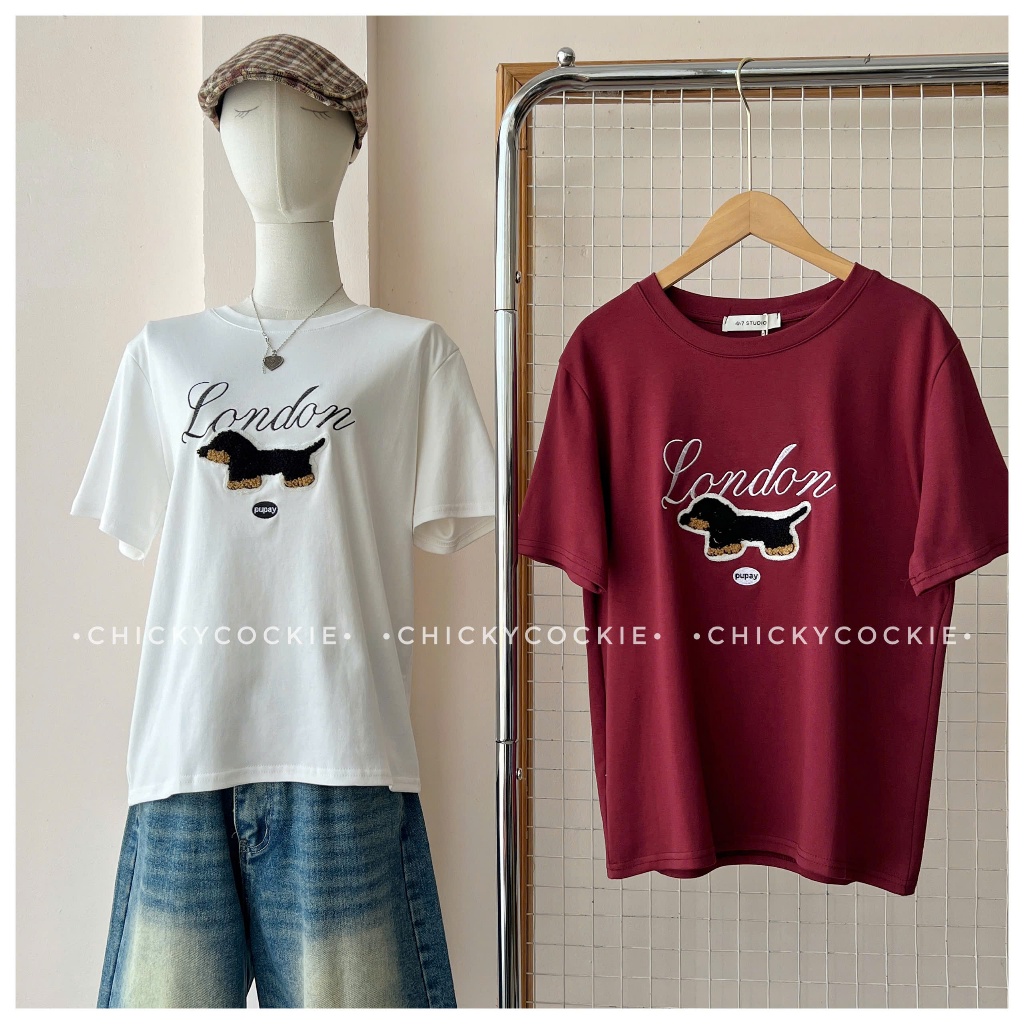 Áo thun thêu London #6033