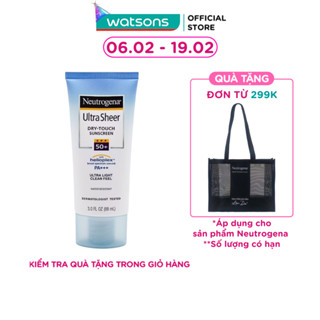 Kem Chống Nắng Neutrogena Ultra Sheer Dry Touch Khô Thoáng SPF 50 PA+++ 88ml