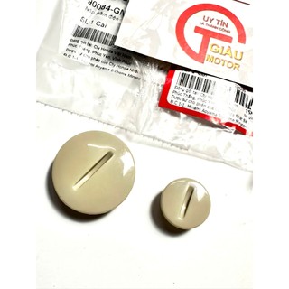Phụ Tùng 2 Nút Thăm Điện Nắp Mâm Lửa Xe Wave Alpha - ZX - Future 1 - Super Dream (Hãng HD)