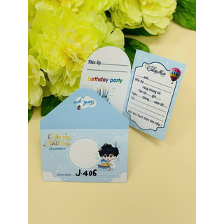 thiệp sinh nhật,thôi nôi,đầy tháng( sét 10 thiệp )