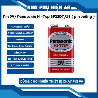 Pin Panasonic 9V Chính Hãng, Pin Panasonic Vuông