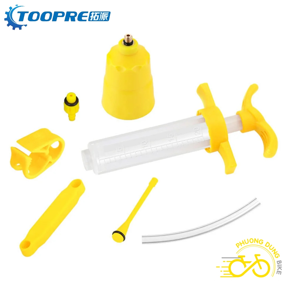 Bộ công cụ bơm phanh dầu thắng xe đạp Shimano, Tektro (BỘ MINI TOOPRE 03)
