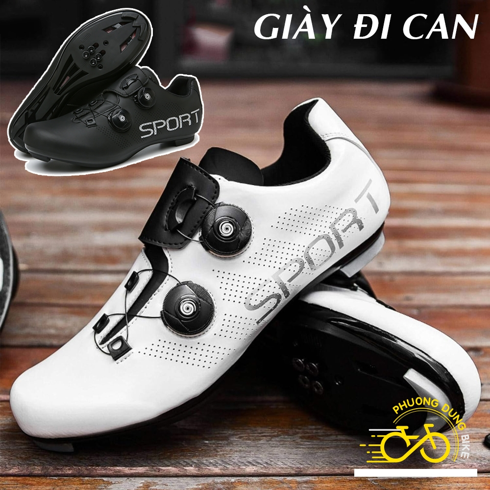 Giày can đi xe đạp thể thao Road, MTB SPORT - 2 Khóa Vặn (GIÀY ĐI CAN)