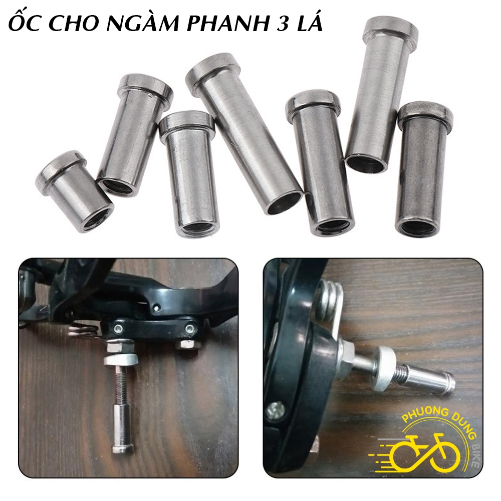 Ốc thép cho ngàm phanh 3 lá xe đạp
