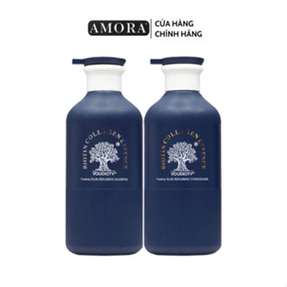 Dầu gội xả phục hồi hương nước hoa Biotin Collagen Blue Xanh 500ML