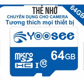 Thẻ Nhớ 64Gb Class 10 90M/s Micro Sd Yoosee