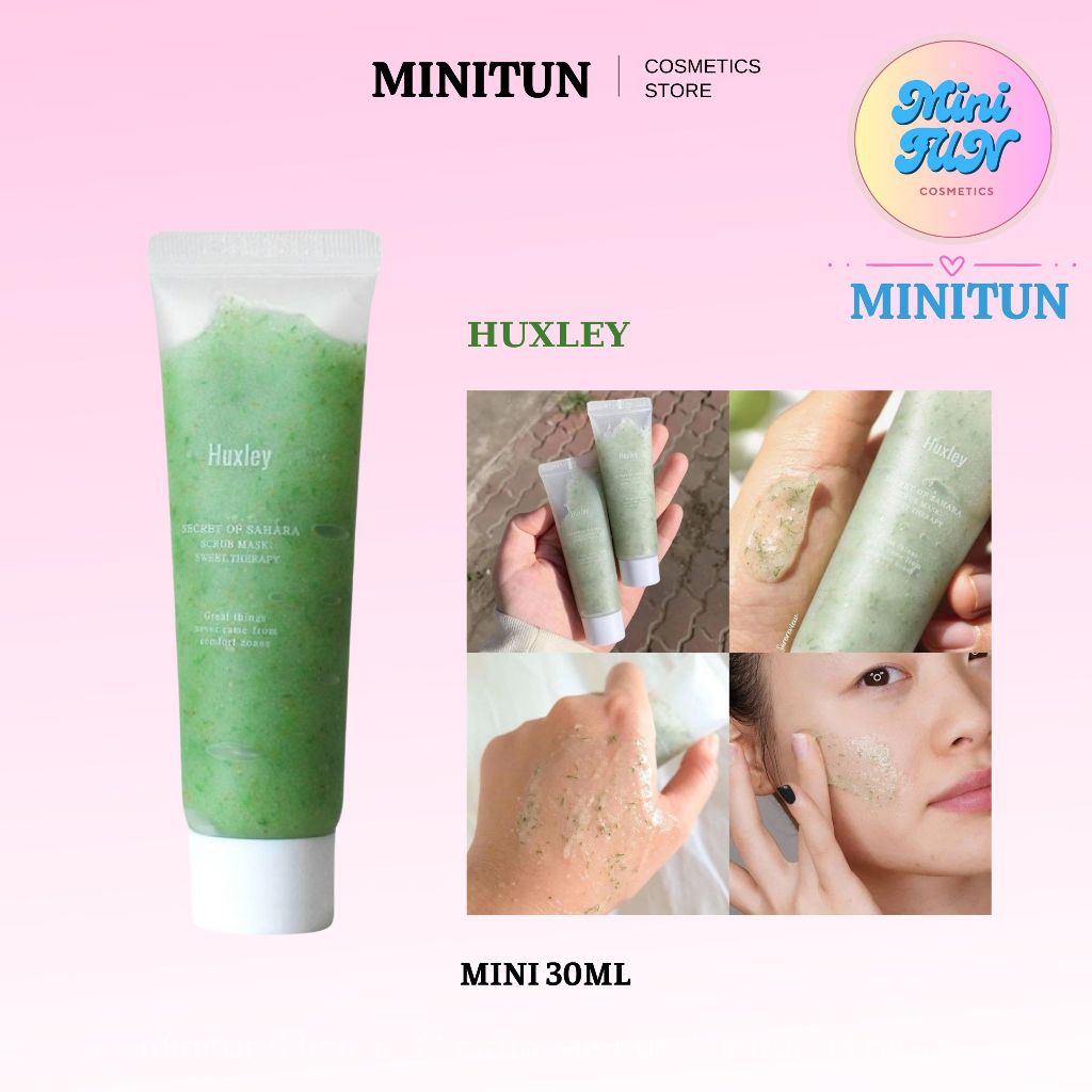 Tẩy Tế Bào Chết Huxley Scrub Mask Hàn Quốc Làm Sạch Sâu Dưỡng Ẩm 30g Minitun