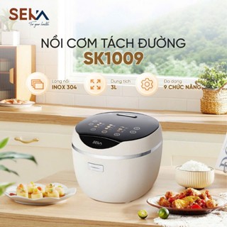 Nồi Cơm Tách Đường SEKA SK1009 Dung tích 3L, 9 chức năng nấu , lòng nồi inox 304 - GiaDungHanil