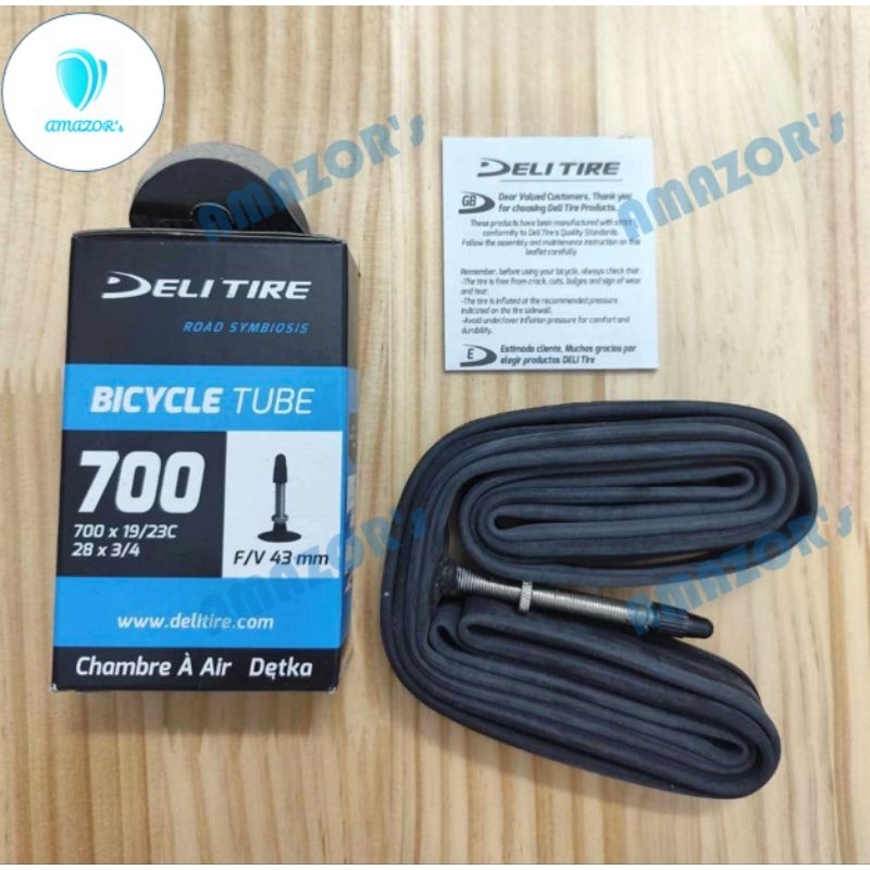 Săm Xe Đạp Thể Thao - Ruột Xe Đạp DELI TIRE INDONESIA Xe 700c (Chính Hãng)