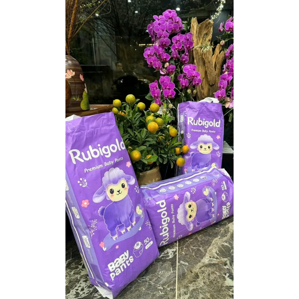 [freeship] bịch 50 bỉm quần Rubigold size M L XL XXL Xxl