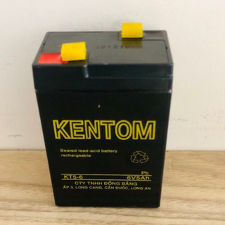 pin sạc dùng cho xe điện trẻ em, đèn sac, quạt sạc... 6V 5Ah Kentom
