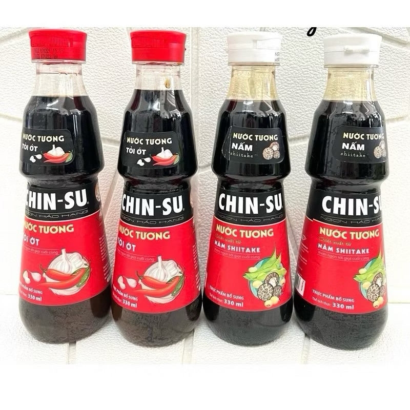 Nước Tương Chinsu Tỏi ớt 330ml