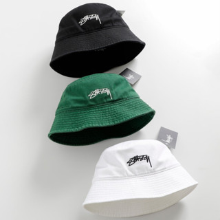  Mũ Nón Vành Nón Bo Cụp Bucket S.T.U.S.S.Y Chữ Ký Chất Vải Kaki Cotton Mềm Mát 