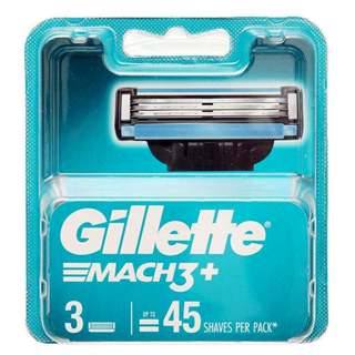 VỈ 3 LƯỠI DAO CẠO RÂU GILLETTE MACH 3+ 
