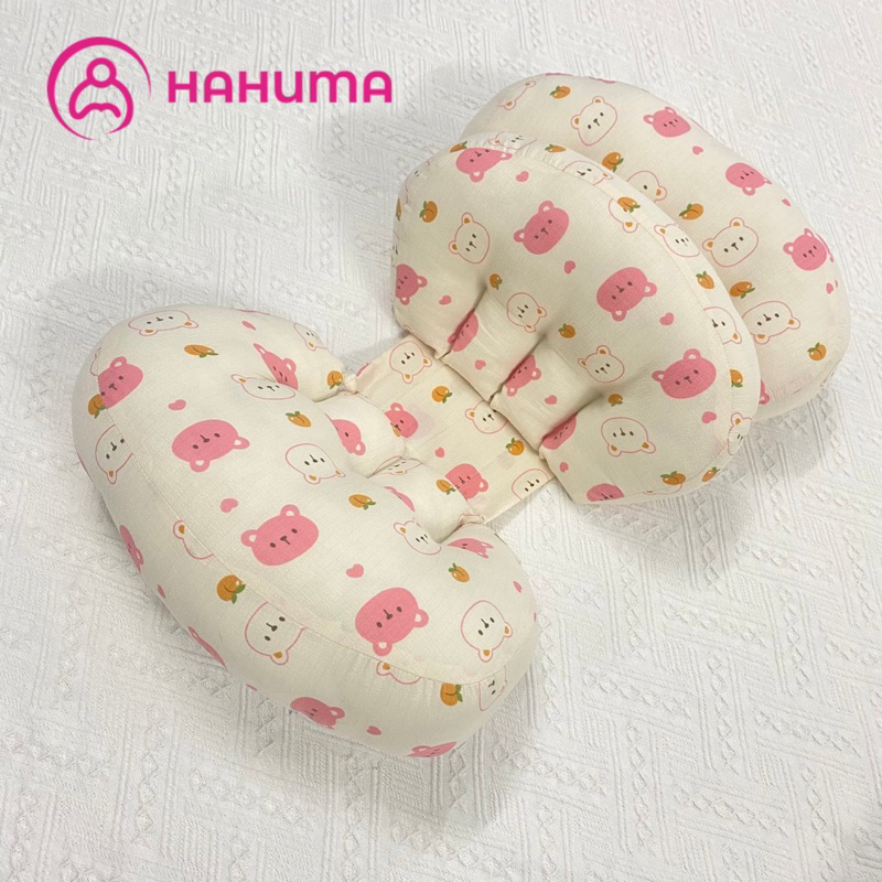 Gối Cánh Tiên Bà Bầu Hahuma – Tựa Lưng Êm Ái, Nâng Đỡ Bụng Bầu, Giảm Đau Mỏi Khi Ngủ