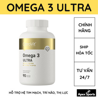 OstroVit Omega 3 Ultra 90 viên hỗ trợ xương khớp, tăng cường sức khoẻ tim mạch,..