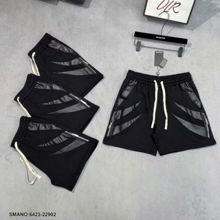 Quần Đùi Jogger Nam Vá Da 2 Bên Quần Form Siêu Đẹp - Quần Đùi DSQ Chất Chân Cua Form Dáng Đơn Giản