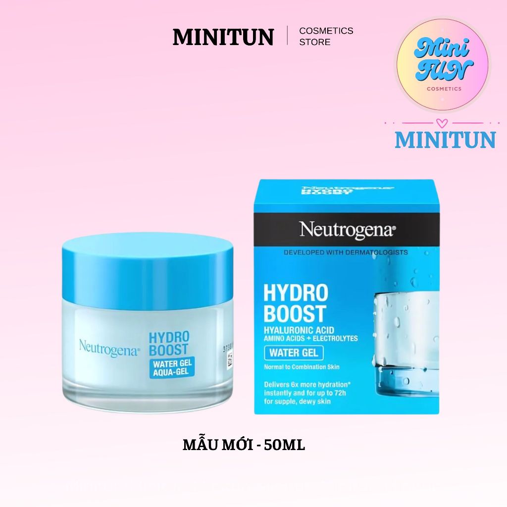 Kem Dưỡng Ẩm Neutrogena Hydro Boost Water Gel Cấp Ẩm Cấp Nước 50ml Minitun