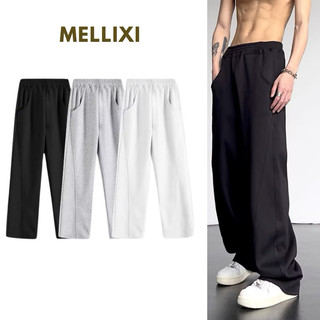  Quần Dài Form Rộng  MELLIXI Track Pants Unisex Nam Nữ Local Brand Đứng Form Co Giãn Tốt 