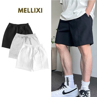  Quần Short Unisex Basic SS2 MELLIXI Unisex Nam Nữ Local Brand Dày Dặn Co Giãn Tốt 