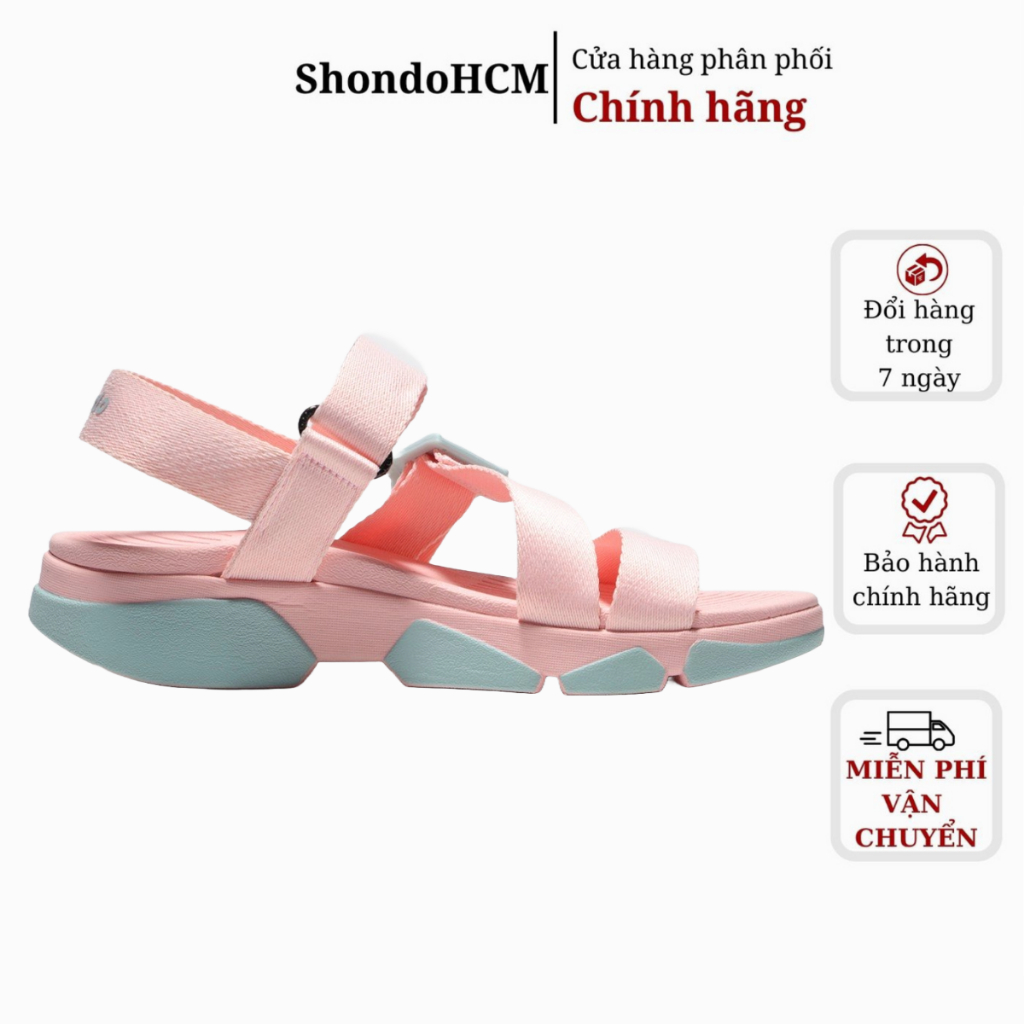 Giày sandal Shondo nữ F7 racing hồng F7C7070 Shondo chính hãng