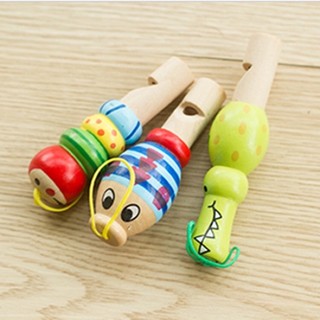 Đồ Chơi Còi Gỗ Tập Thổi Cho Bé