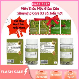 Viên Thảo Mộc Giảm Cân Slimming Care X3 tặng kèm Viên Detox Green Fruits And Vegetables, Cherry