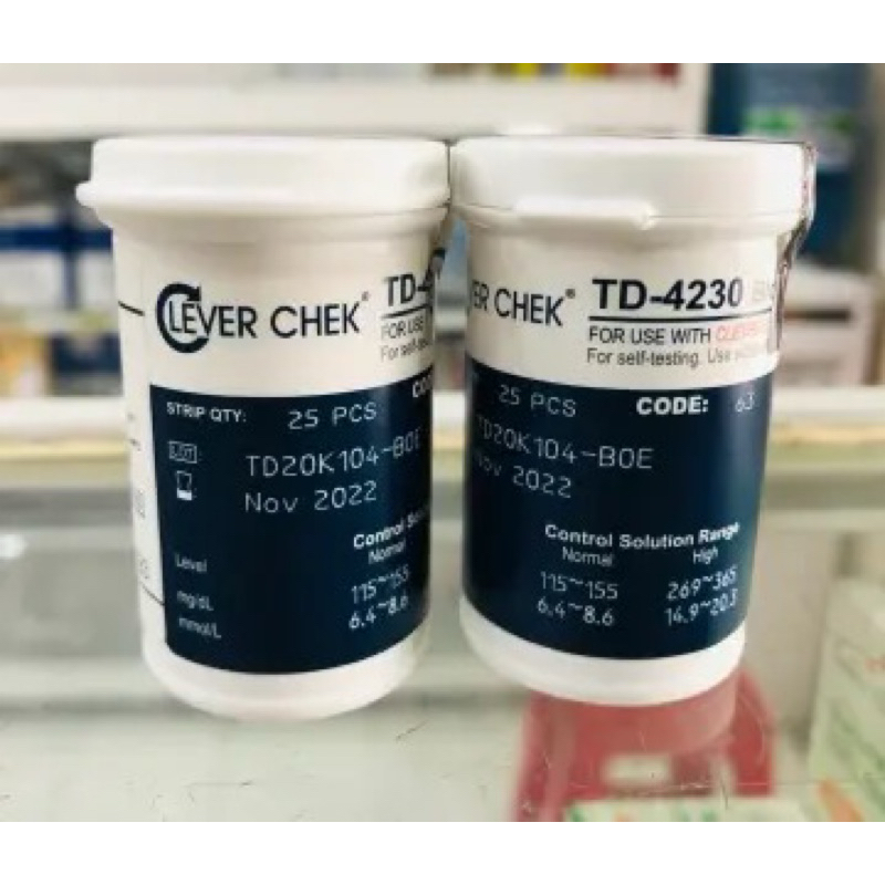 Que thử đường huyết Clever chek date 3/2027