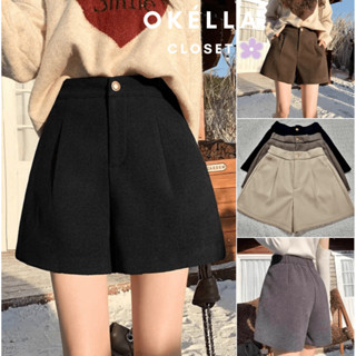 Quần đùi nữ lưng cao vải DẠ dáng BASIC lưng chun, quần short nữ nhiều màu Okélla