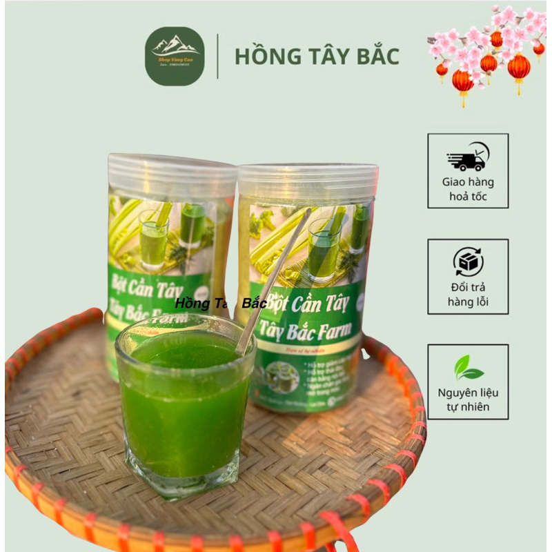 ComBo 4 Loại Bột Sấy Lạnh Bột Tía Tô , Bột Cần Tây , Bột Rau Má , Bột Diếp Cá ( Shop Vùng Cao )