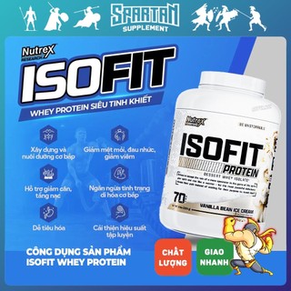 Nutrex Isofit - Sữa Whey Protein Isolate 100% Tăng Cơ Hiệu Quả -  5lbs