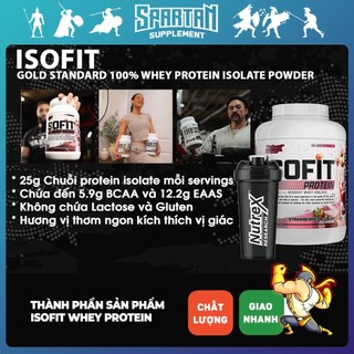 Nutrex Isofit - Sữa Whey Protein Isolate 100% Tăng Cơ Hiệu Quả -  5lbs