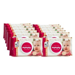 COMBO 10 KHĂN ƯỚT MAMAMY 100 TỜ/80 TỜ KHÔNG MÙI/ CÓ MÙI