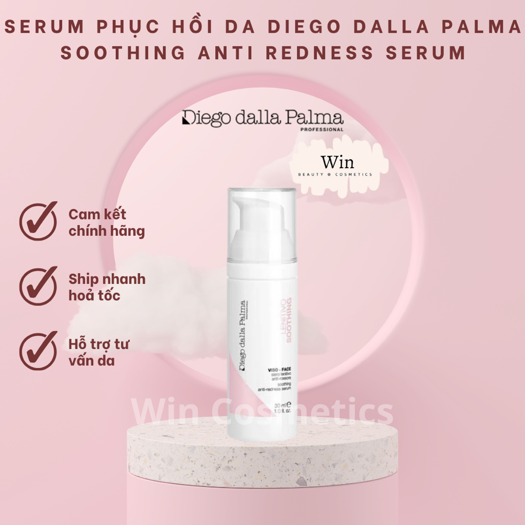 [Hàng công ty] Diego Dalla Palma SOOTHING ANTI REDNESS SERUM SERUM PHỤC HỒI, LÀM DỊU, GIẢM ĐỎ VÀ KÍC