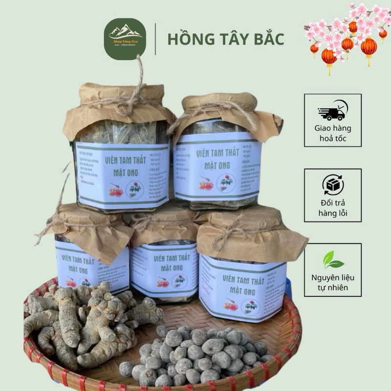  Viên Tam Thất Mật Ong Chuẩn Củ To Bồi Bổ Sk 