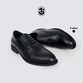 Giày Oxford Captoe Italia Da Bò Nguyên Tấm J1, Giày Tây Nam Công Sở Đế Khâu Viền Sang Trọng