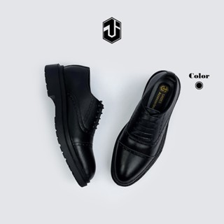 Giày Tây Nam Da Bò Nguyên Tấm J1, Oxford Nam Đế Cao Su Hai Tầng Sang Trọng Lịch Lãm