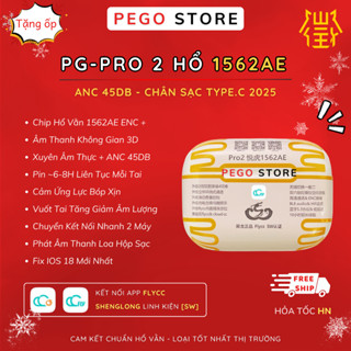 [ Pro 2 1562AE ] Tai Nghe Hổ Vằn 1562AE ENC, Tai Nghe Bluetooth Pro 2 ANC 45DB, Xuyên Âm - Âm Thanh Không Gian