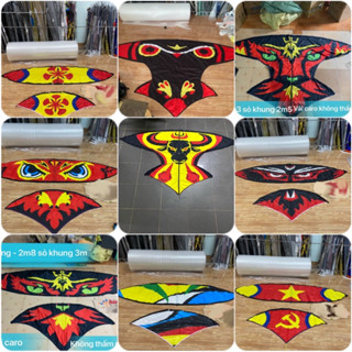  Áo Diều lắp ghép vừa khung 2m5 - bụng 63cm nhiều mẫu lựa chọn 