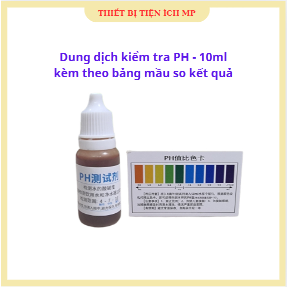 Dung Dịch test PH, Thuốc Thử PH, Kiểm Tra PH Nước